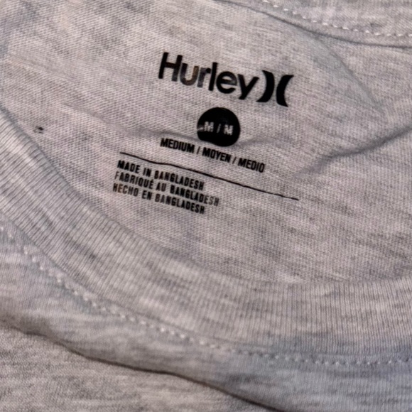 Hurley Other - Hurley Gray T-Shirt men’s size M EUC